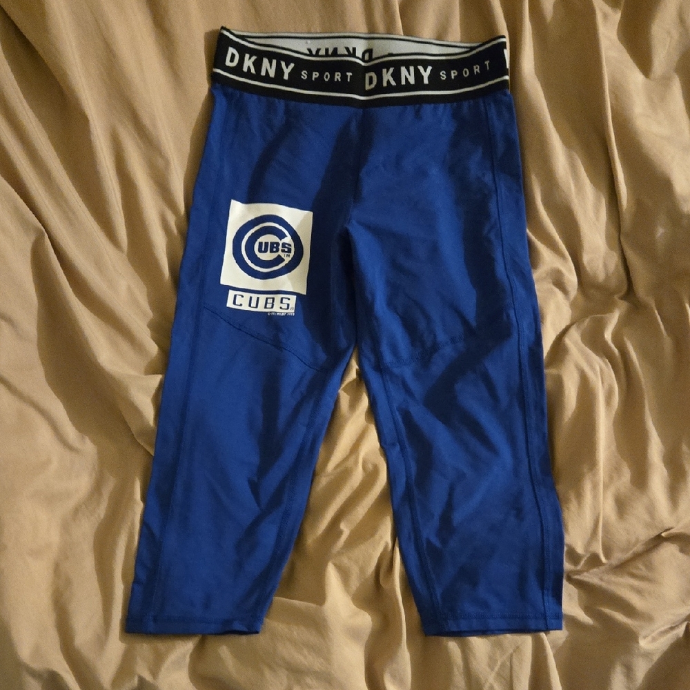 DKNY Kids Royal Blue Leggings with Cubs Logo